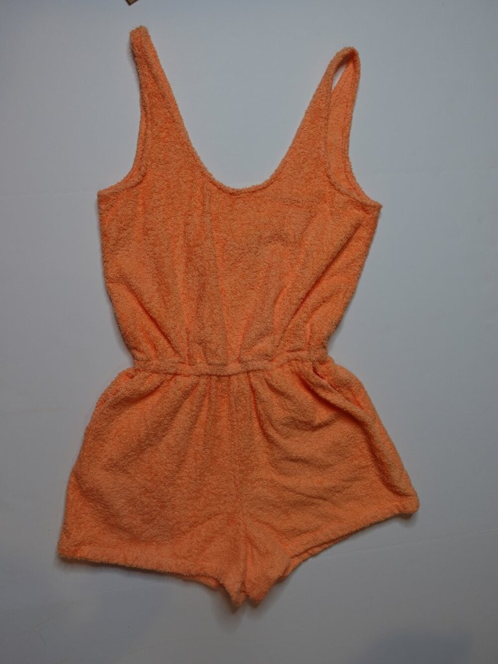 ATOIR Juliet Playsuit inn Vibrant Orange soft Terry Toweling size 4 NWT